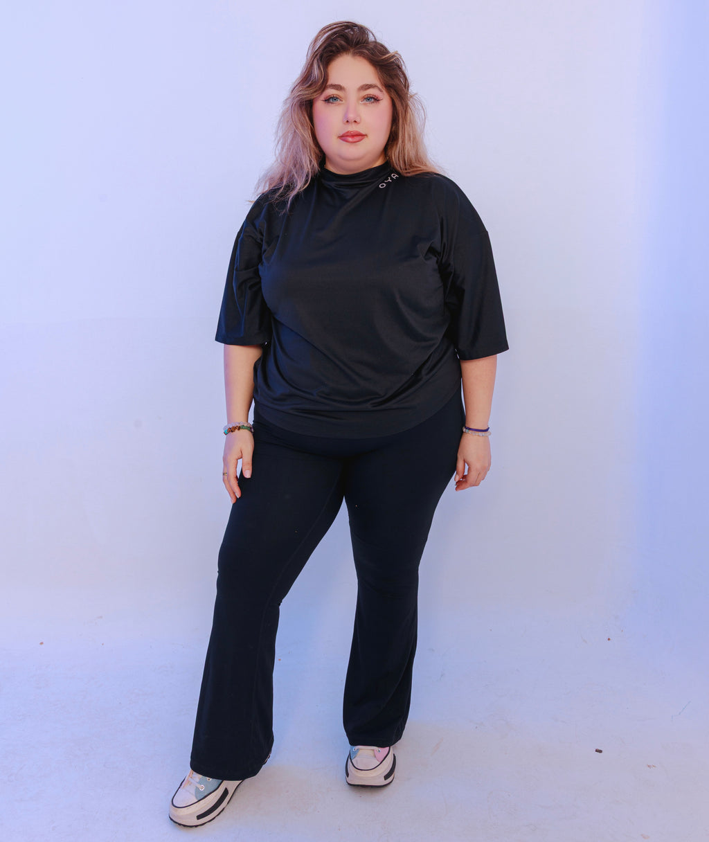 Ensemble essentiel Aura en coton noir
